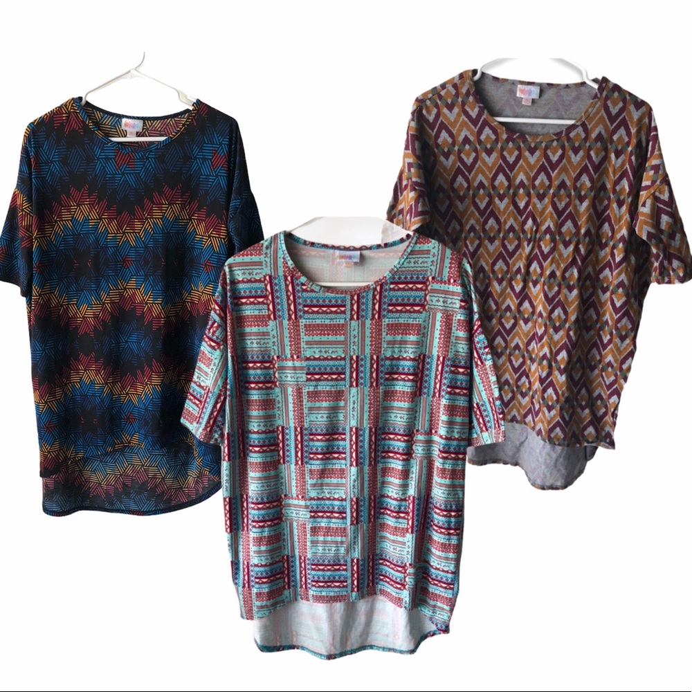 LULAROE BUNDLE - Oversized T-Shirt Printed
